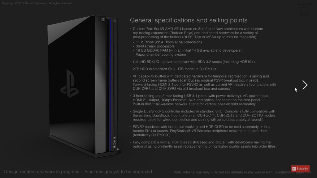 مشخصات پلی استیشن ۵ (Playstation 5)