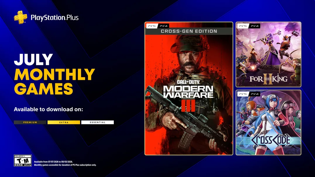 بازی‌های رایگان پلی استیشن پلاس ماه جولای؛ از Modern Warfare III تا CrossCode