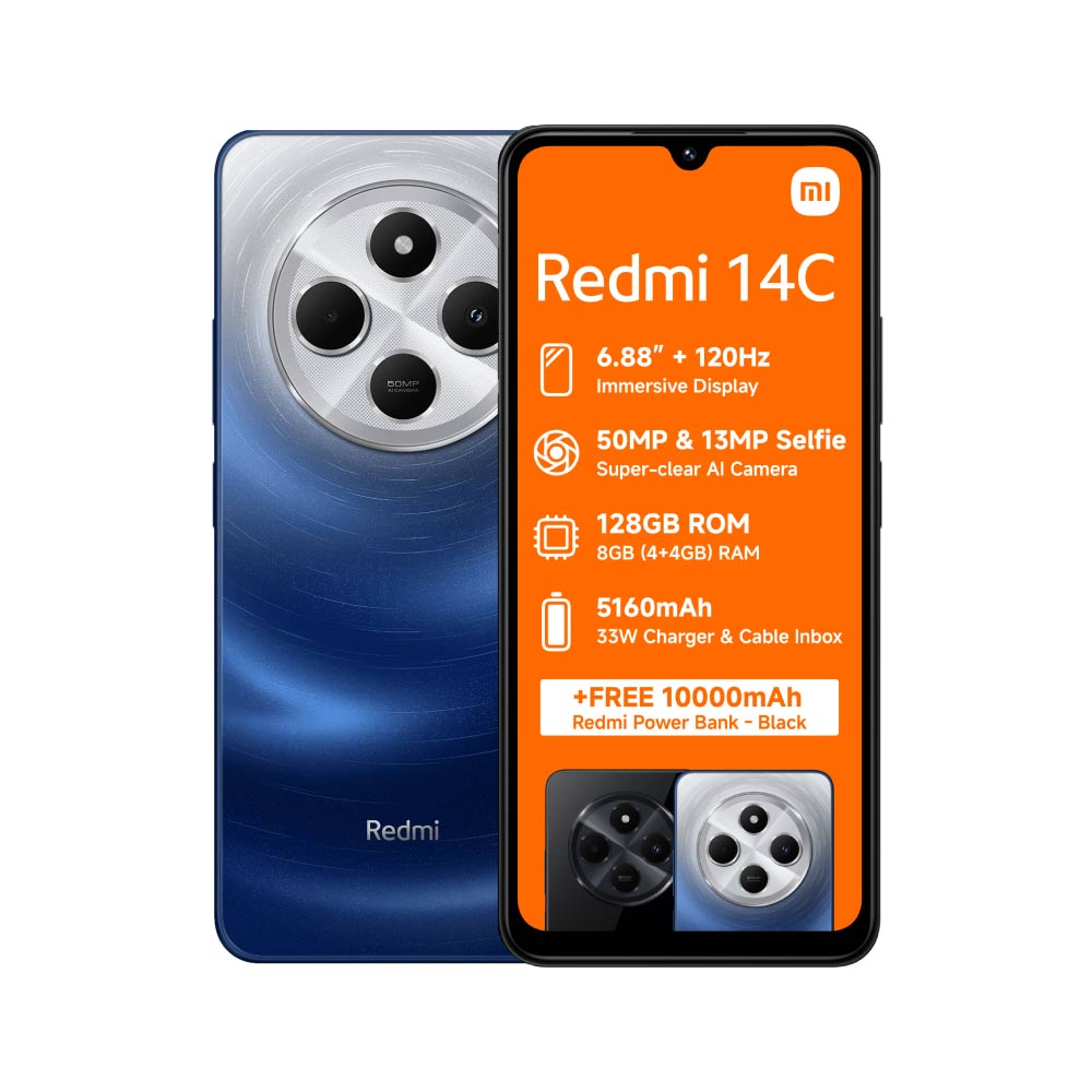 نمایی از گوشی Redmi 14C شیائومی