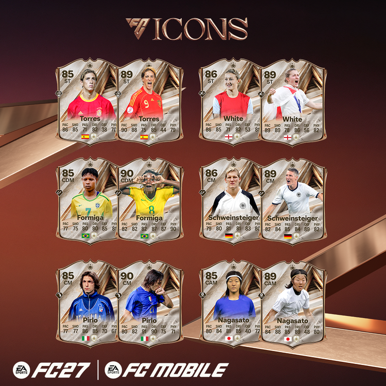 کارتهای آیکون آغازین FC 27 بخش دوم