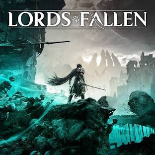 کاراکتر اصلی بازی Lords of the Fallen ایستاده بر فراز کوه در دنیایی تاریک و فانتزی